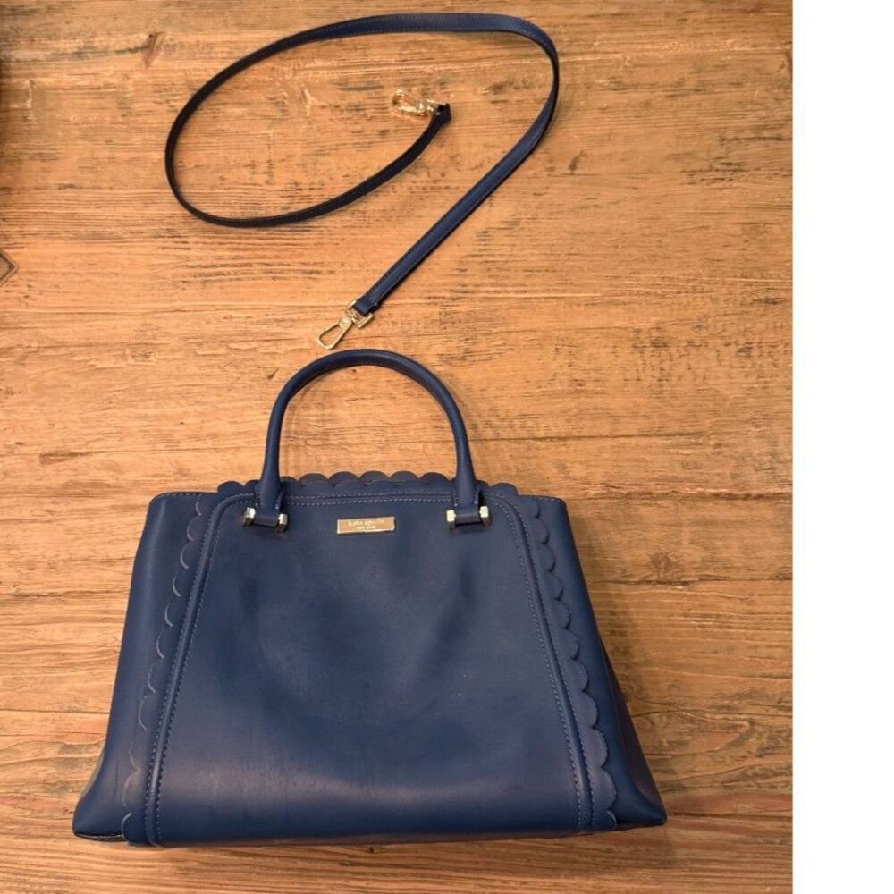 Kate Spade Linzi Maple Court Satchel - Hyacinth Blue